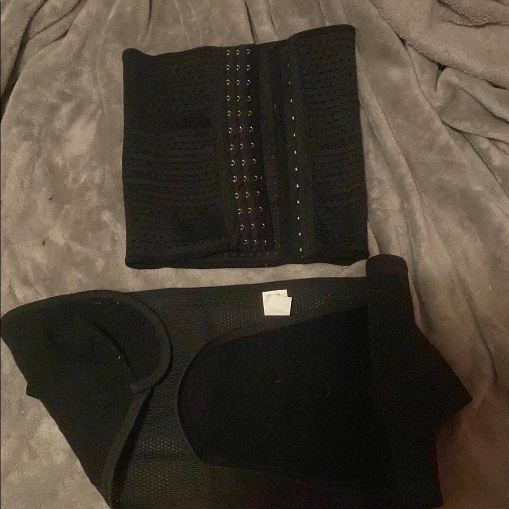 SHEIN Black Waist Trainer Set